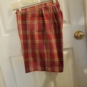 Tehama golf/casual/sport plaid shorts